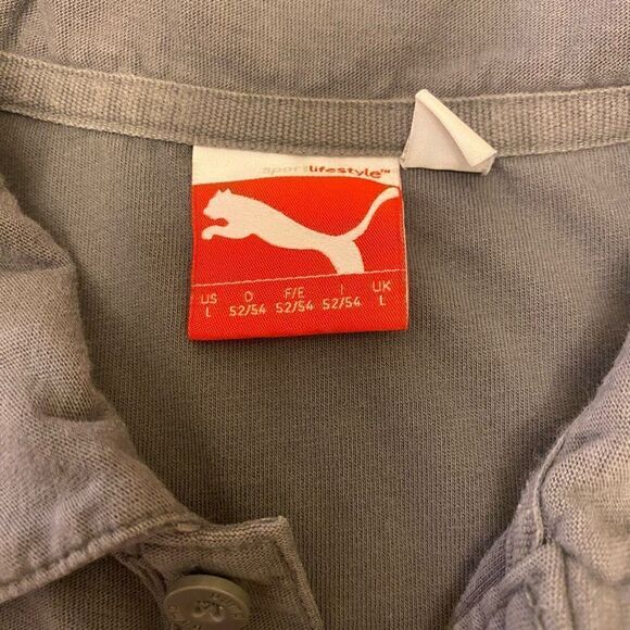 Puma Gray Polo Shirt - Picture 8 of 11